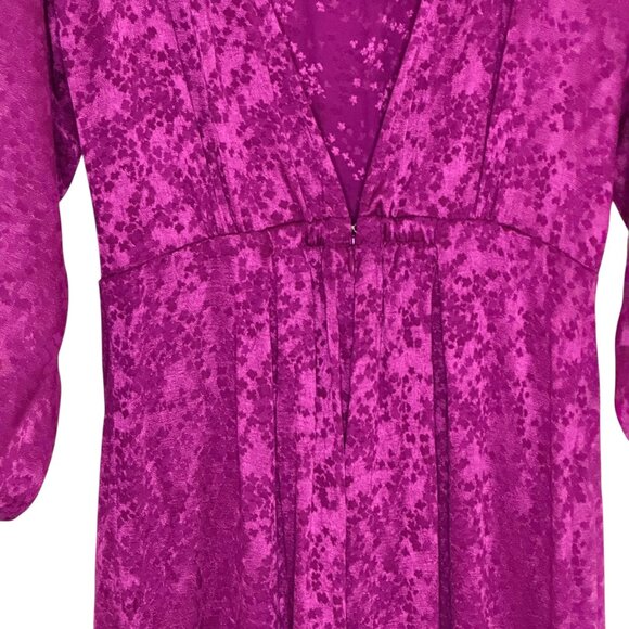 Sezane Editions Debbie Jumpsuit Romper Wide Leg Pants V Neck Back 38 US 6 - Picture 9 of 12